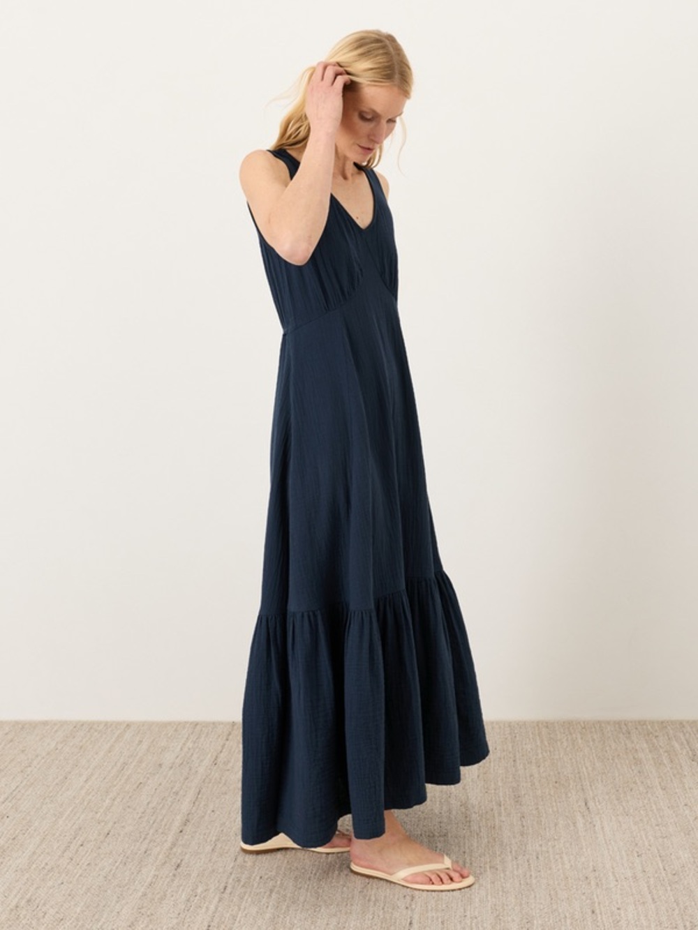 NWOT Pact maxi organic cotton maxi dress